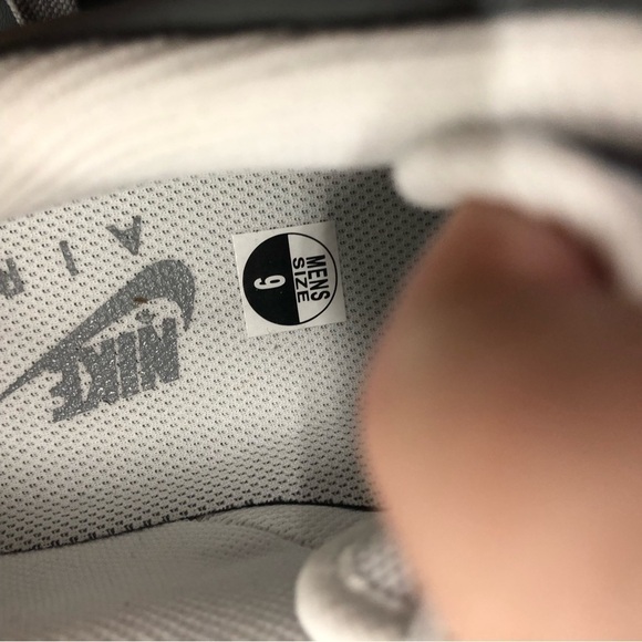 Nike Men's Air Force 1 '07 Particle Grey/White Shoes Men’s Size 9 NIB - Picture 10 of 12